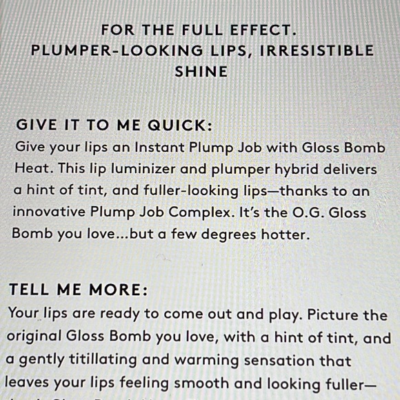 Fenty Glass Bomb Heat Plumping Lip Gloss 🍒 HOT CHERRY BNIB NEW - Picture 8 of 8